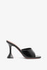 Lupita 95 black leather mules