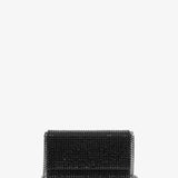 Superamini paloma black crystal clutch