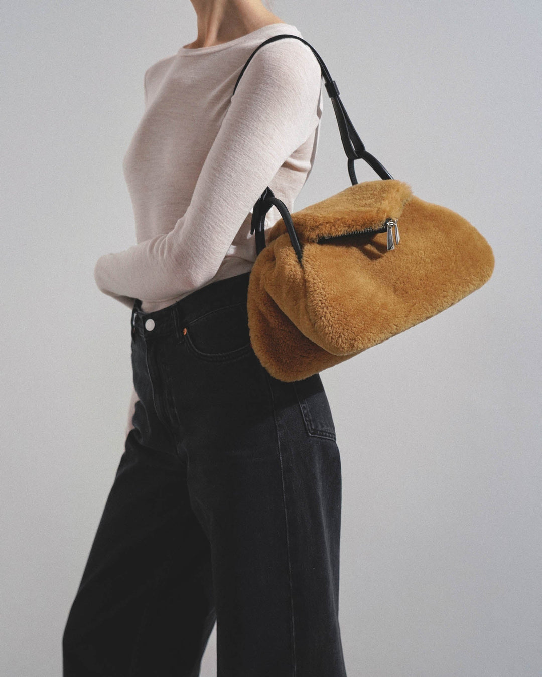 ショルダーバッグ・ポシェット AMINA MUADDI Women Bags GEMINI JUMBO COSIL BROWN Gemini Shoulder Bag Coffee Nappa
