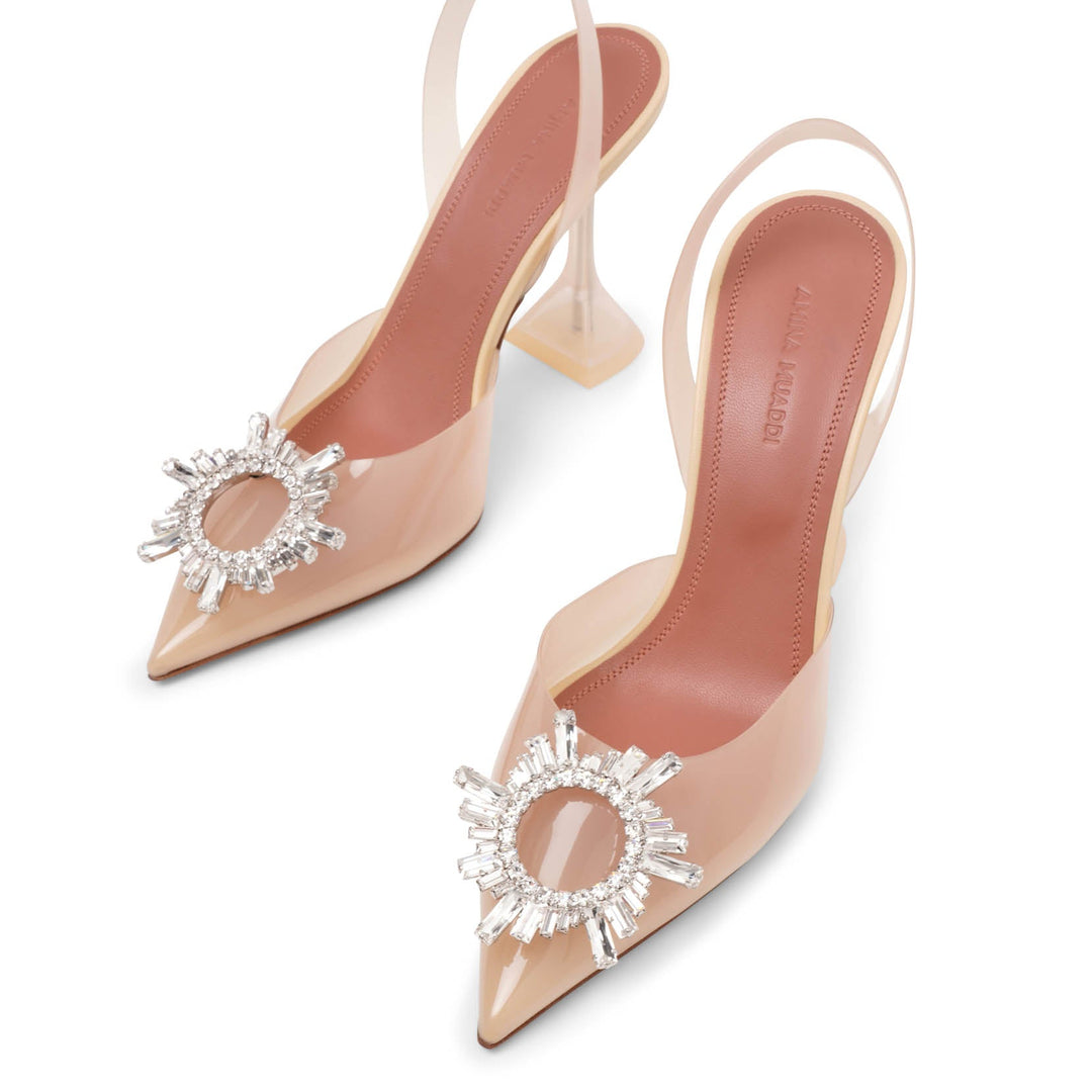 激安商品 | Muaddi Amina Begum PVC embellished crystal sling 95 K-POP/アジア