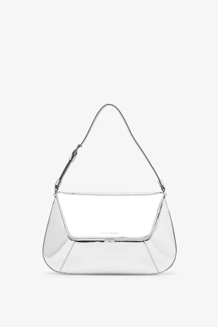 Ami silver mirror shoulder bag