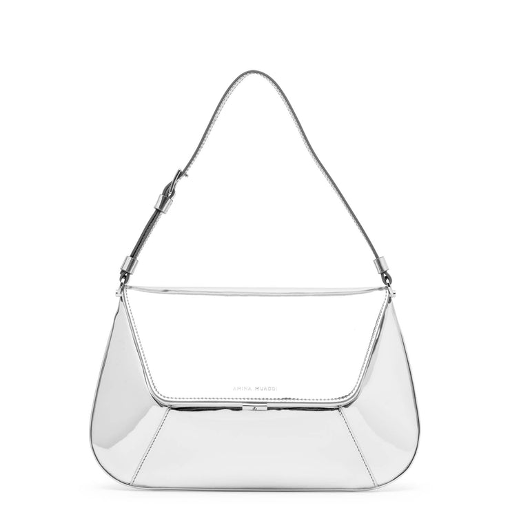 Ami silver mirror shoulder bag