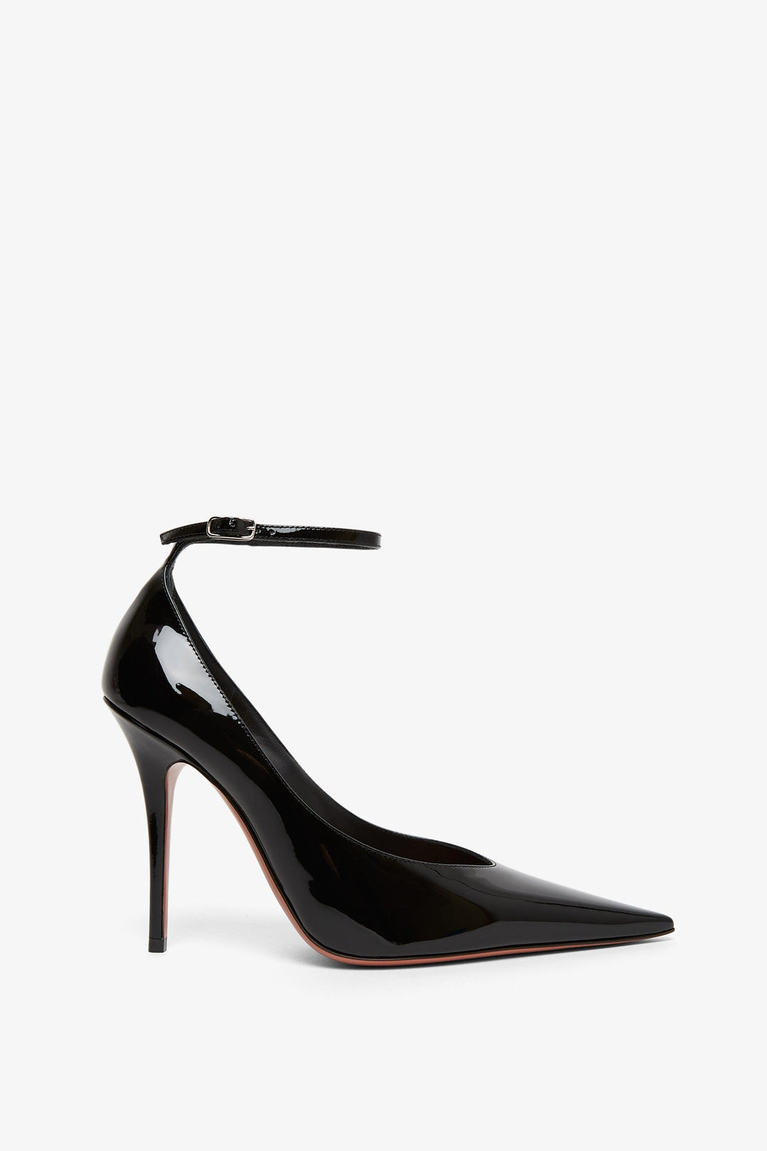 Amina Muaddi | Anok 105 patent black pumps | Savannahs
