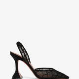 Holli sling 95 black lace pumps