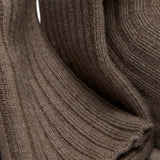 Veneda platform beige knitted stretch boots