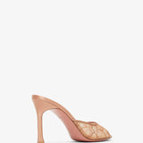 Alexa 95 beige lace mules