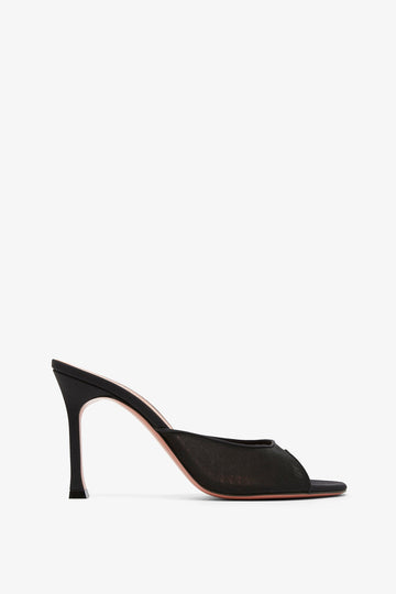 Alexa 95 black mesh mules