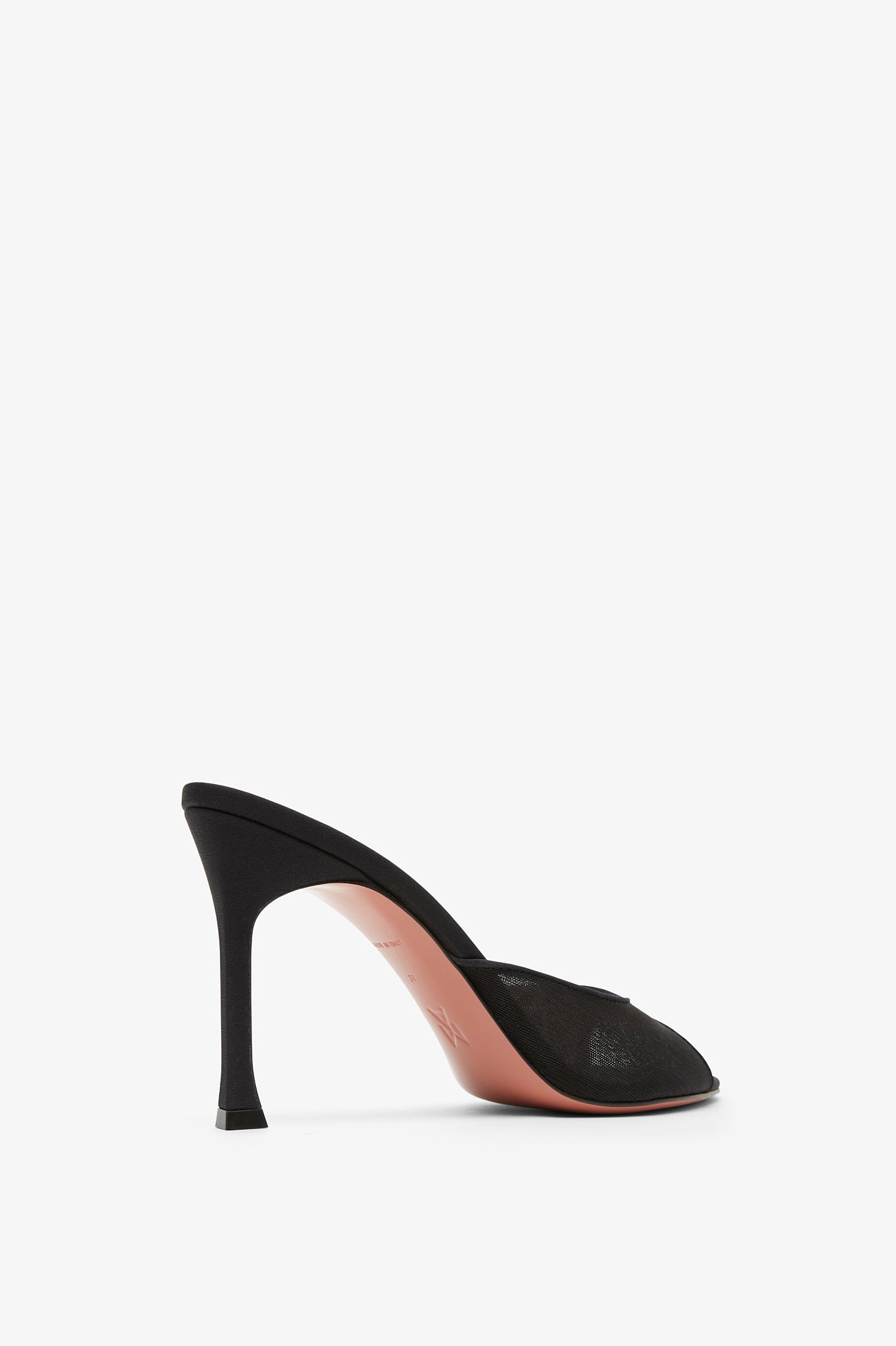 Alexa 95 black mesh mules