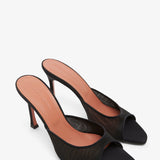 Alexa 95 black mesh mules