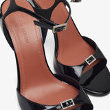 Adut 105 patent black sandals