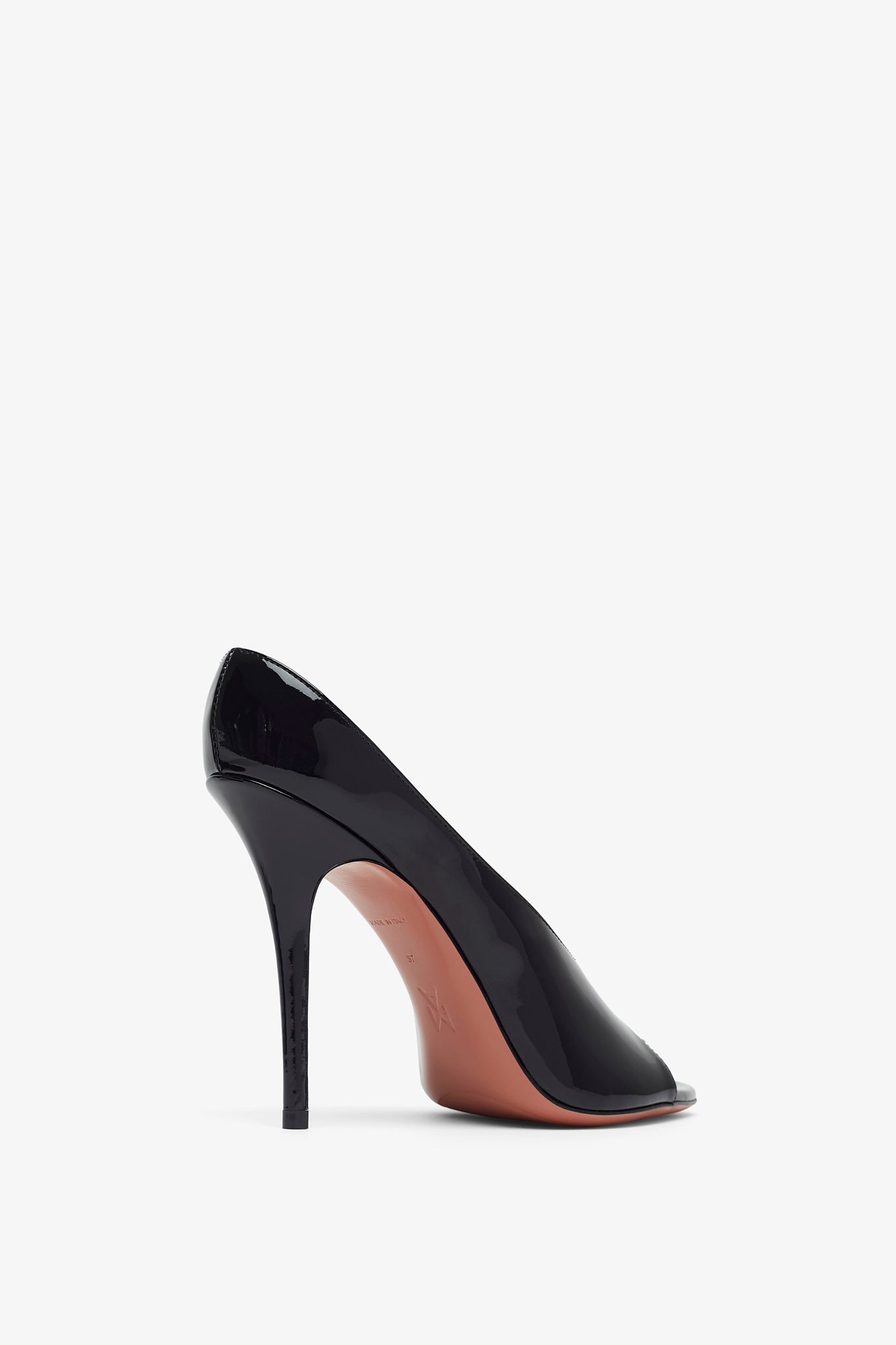 Anok 105 patent black mules