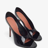 Anok 105 patent black mules