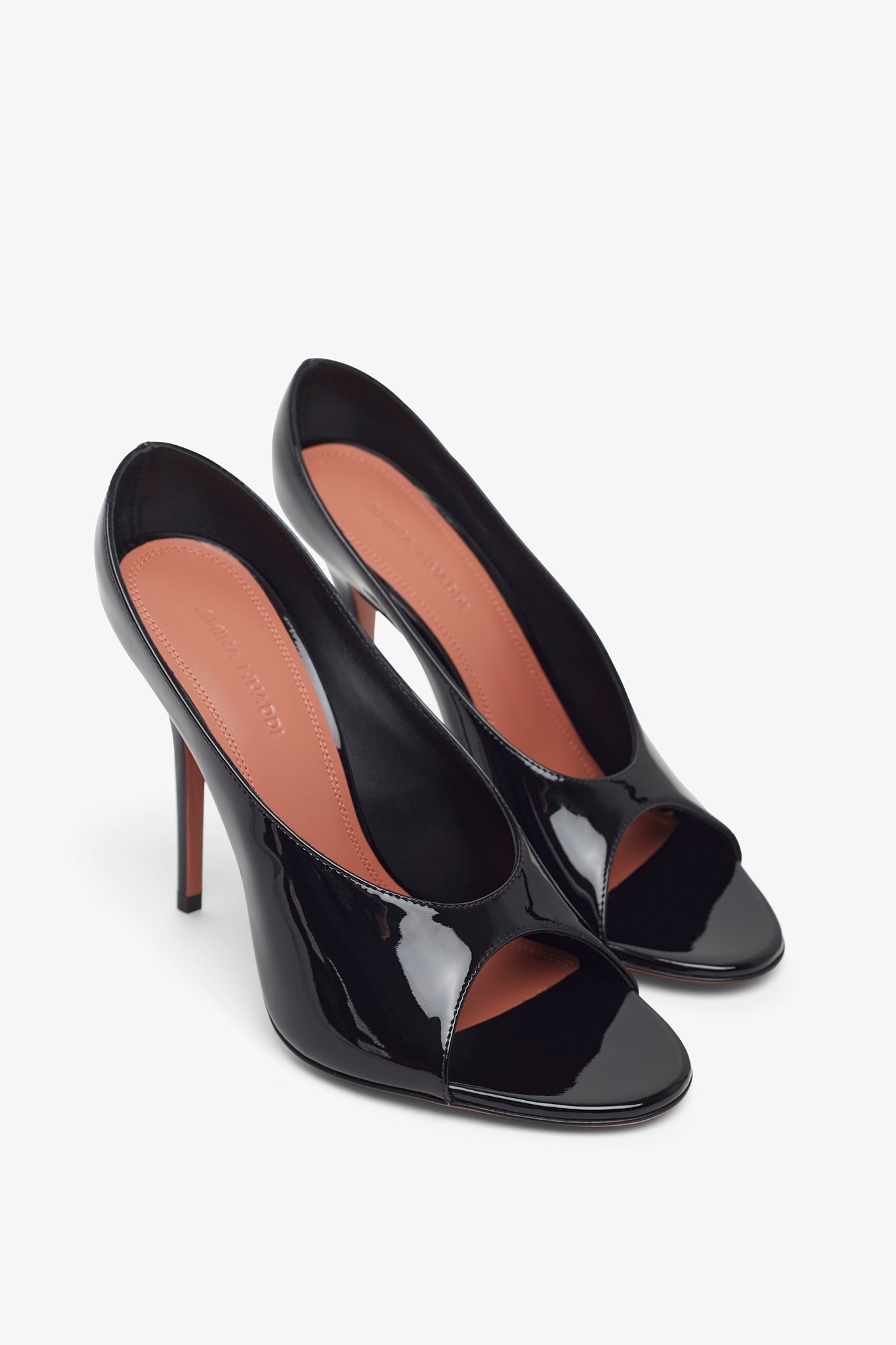 Anok 105 patent black mules