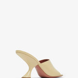 Taylor 90 patent beige slippers