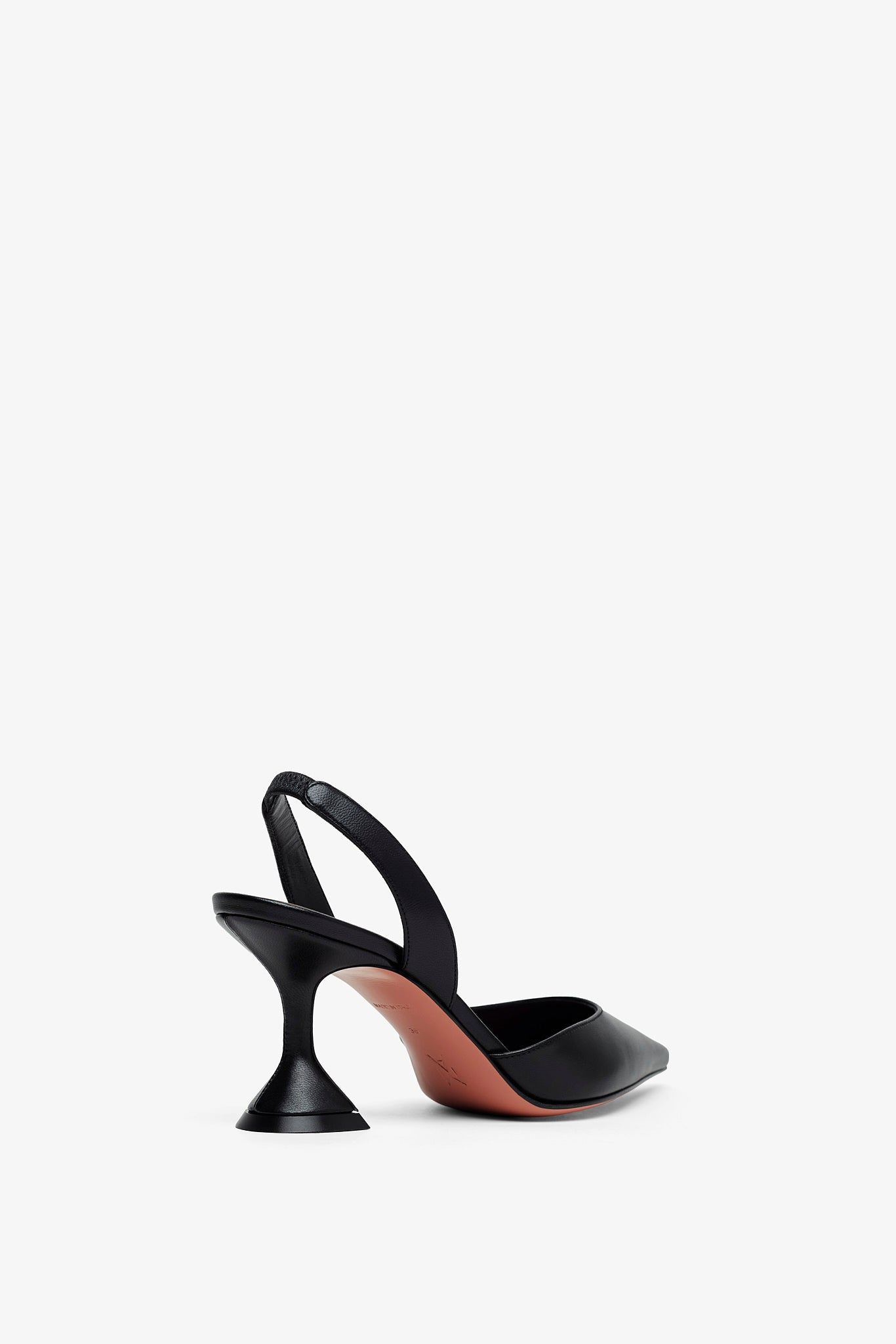 Holli Sling 70 black leather pumps