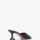 Lupita Slipper 70 black leather mules