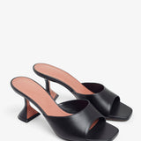 Lupita Slipper 70 black leather mules