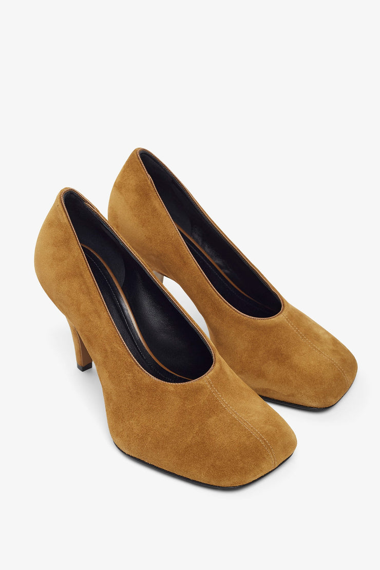 Soft 90 beige suede pumps
