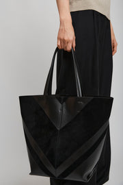 Pot black cabas bag