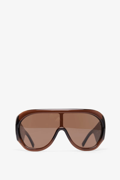 Bombe brown overized sunglasses