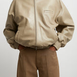 Jacket with attachable scarf