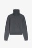 Patch grey shoulder jumper
