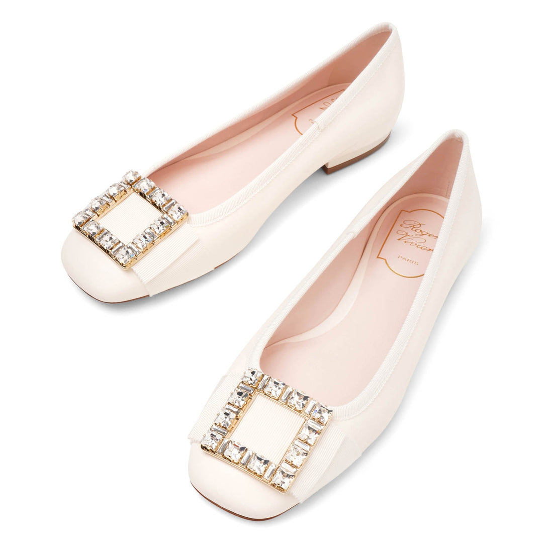 Roger Vivier | Tres Vivier white ballerinas | Savannahs