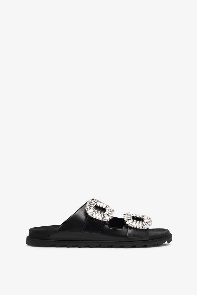 Roger Vivier Slidy Viv black slides Savannahs