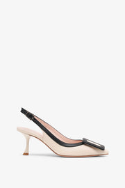 Viv In The City 65 bicolor slingbacks