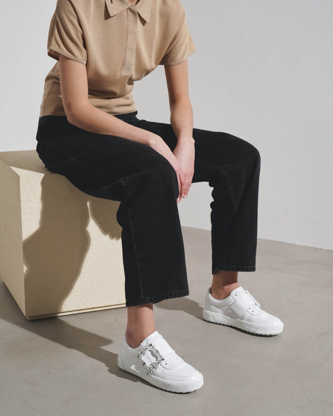 Roger Vivier | Very Vivier white sneakers | Savannahs