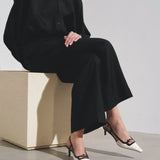 Viv Canard 55 white slingbacks