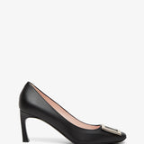 Trompette 70 metal black pumps