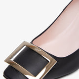 Trompette 70 metal black pumps