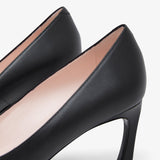 Trompette 70 metal black pumps