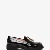 Viv Rangers black patent loafers