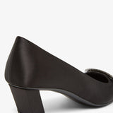 Belle Vivier 45 strass black pumps