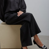 Belle Vivier 45 strass black pumps