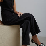 Belle Vivier 45 black and white pumps