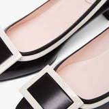 Trompette 45 black and white pumps