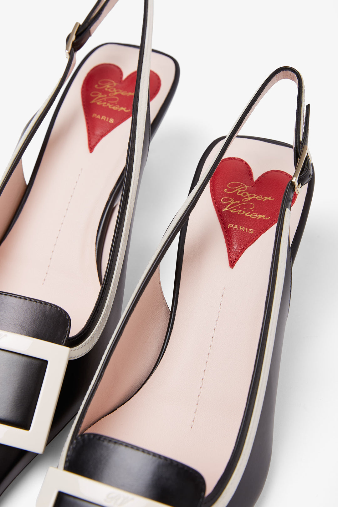 パンプス Roger Vivier Slingbacks Roger Vivier | Viv In The City 65 bicolor slingbacks | Savannahs