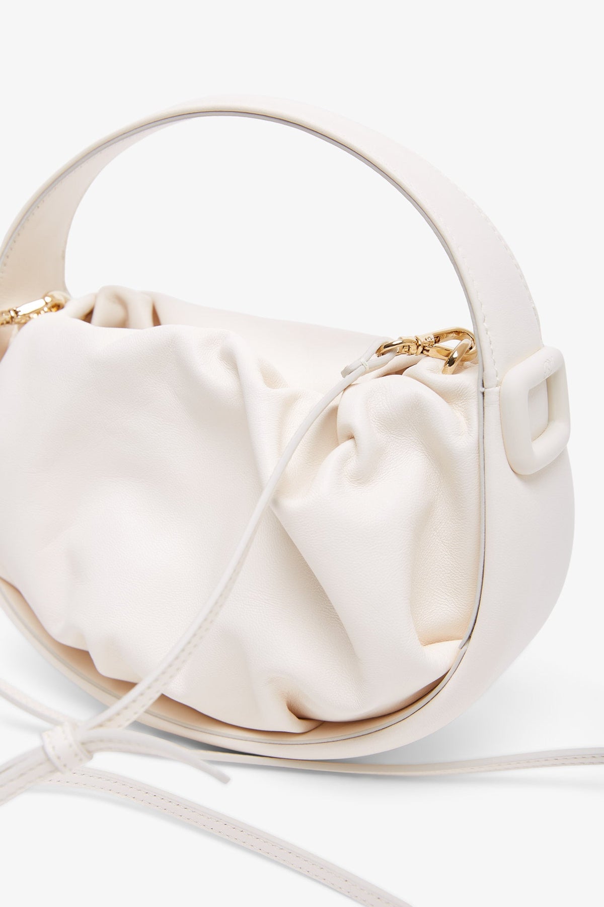 Roger Vivier Viv' Choc White Hobo Bag