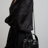Viv' Choc black hobo bag