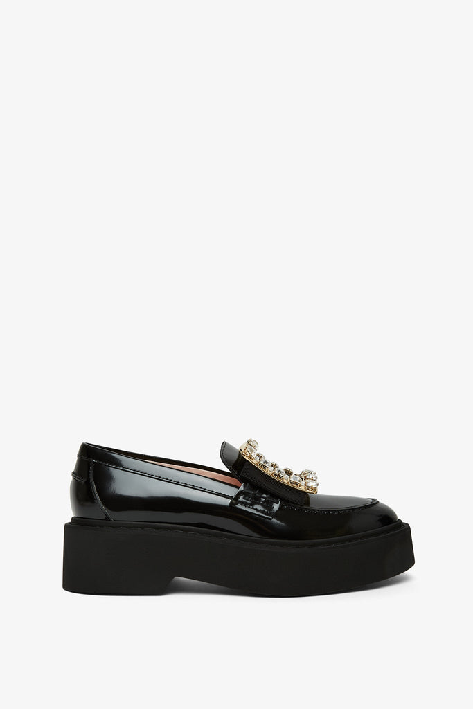 Roger Vivier | Viv Rangers high black patent loafers | Savannahs