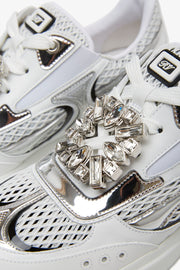 Viv on the run silver sneakers