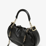 Viv Choc black medium hobo bag