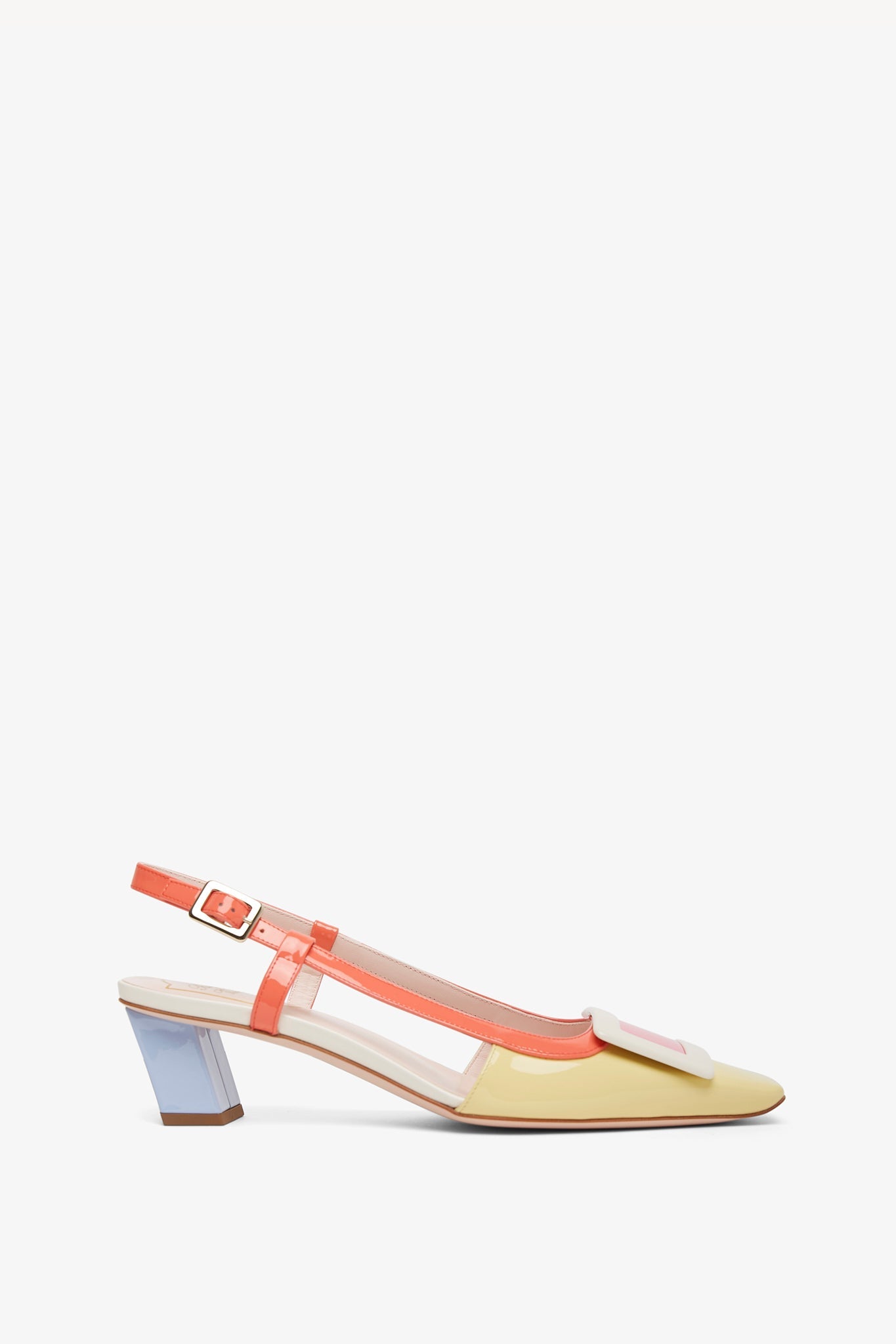 Roger Vivier | Belle Vivier 45 patent slingback pumps