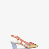 Belle Vivier 45 patent slingback pumps