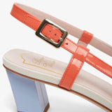 Belle Vivier 45 patent slingback pumps
