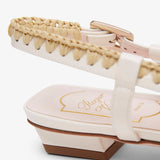 Belle Vivier braided slingback flats