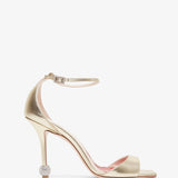Vivier Marlene 100 embellished gold sandals